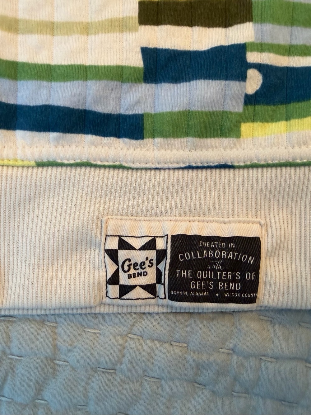 Target Black History Month x Gees Bend Quilters Hoodie Patchwork Stripe Size L - Picture 4 of 9